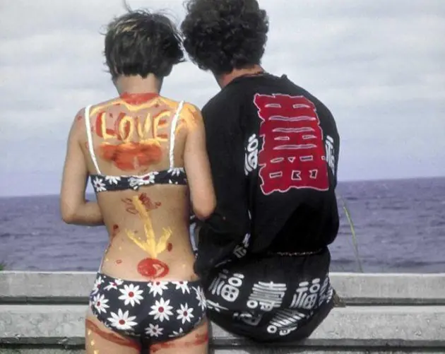 Painted Hippie Couple