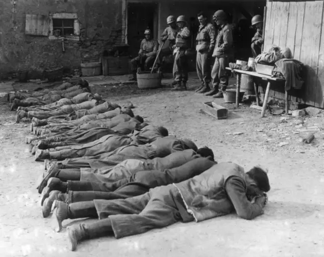 German snipers taken prisoner