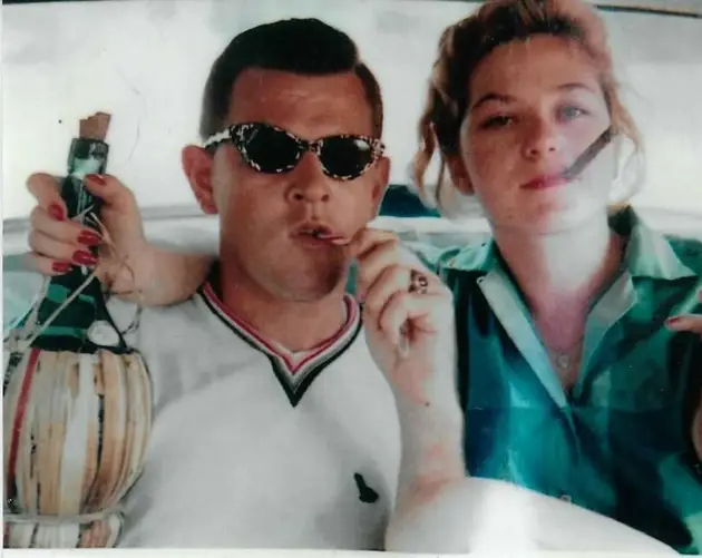 Couple Drinking And Smoking