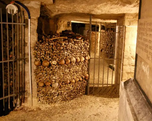 Iron Gates In The Paris Catacombs