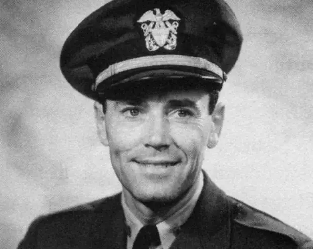 Henry Fonda in his U.S. navy uniform