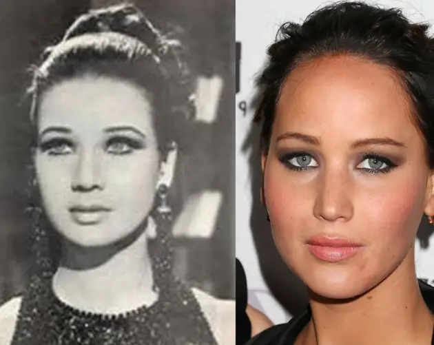 Jennifer Lawrence Zubaida Tharwat Side By Side Photo