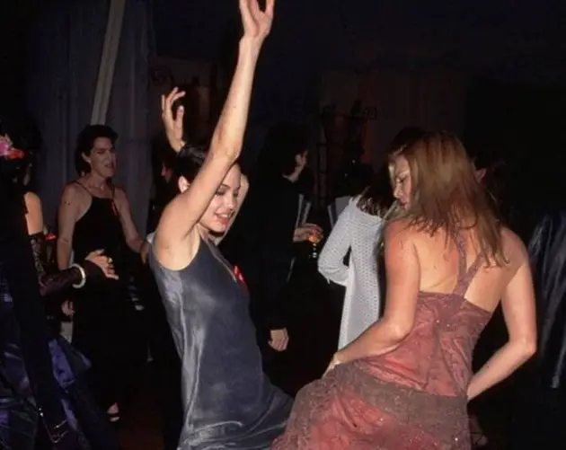 Angelina Jolie Dancing With Peta Wilson