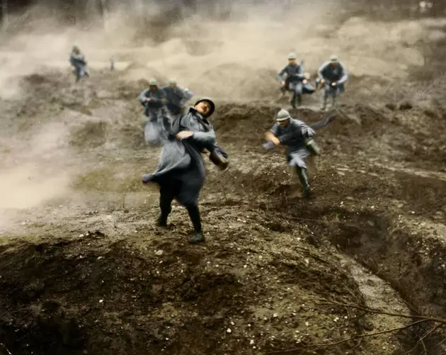 French Soldiers Shot While Running
