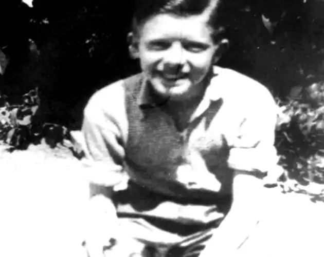 Young Jimmy Carter With His Dog