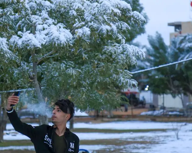 Snow Selfie In Iraq