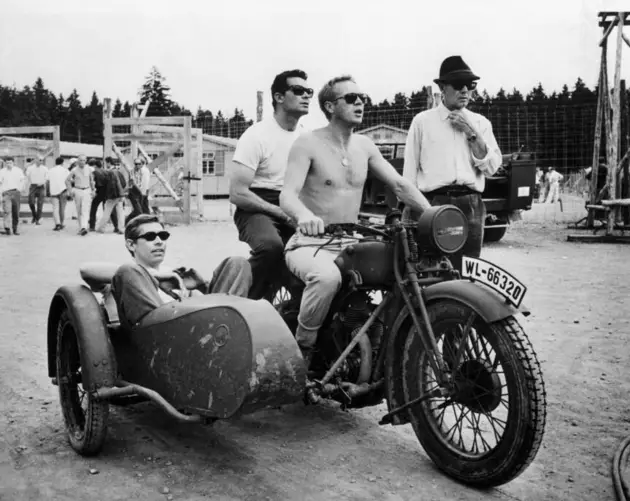 James Coburn And James Garner And Steve Mcqueen