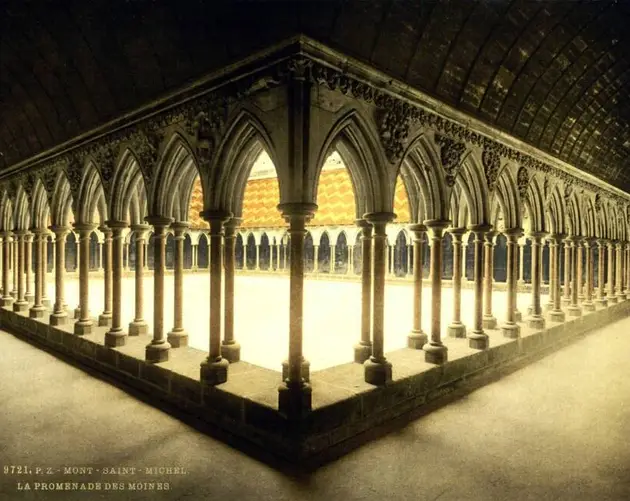 Cloister Normandy France