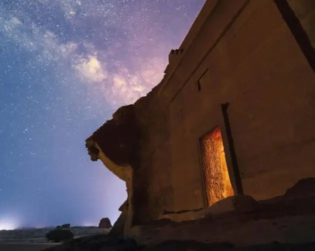 Hegra Night Sky