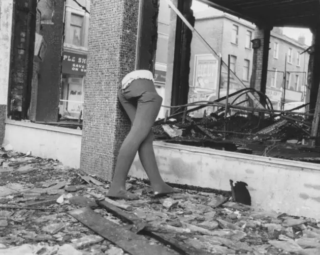 Mannequin And Destroyed Store