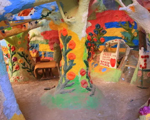 Inside Salvation Mountain