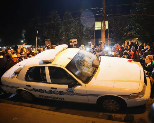 Riots And Ferguson Police Car