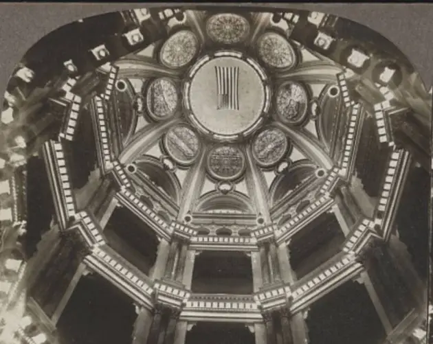 Interior Of Chicago Federal Building Dome