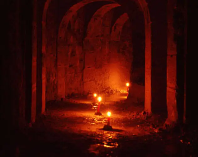 Candles In The Paris Catacombs