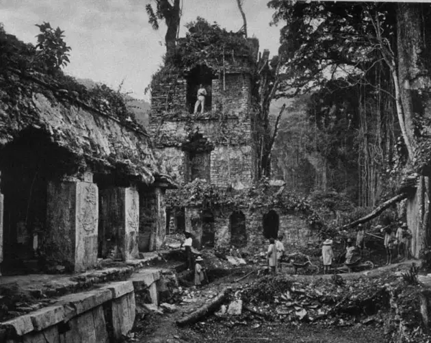 Maya Palace Of Palenque