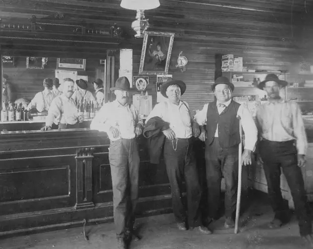 Men In A Wild West Saloon
