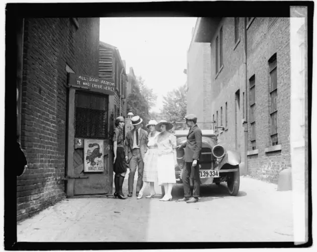 People Outside Krazy Kat