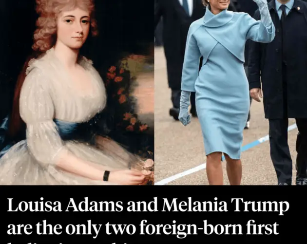 Louisa Adams And Melania Trump