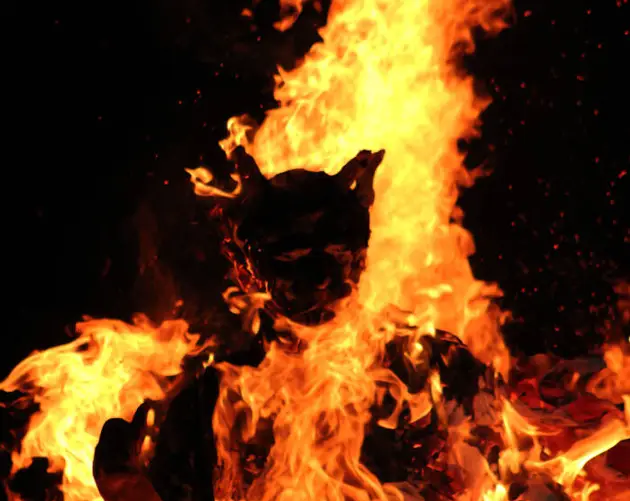 Burning Of The Devil