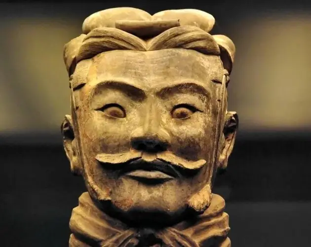 Terracotta Soldier With Mustache
