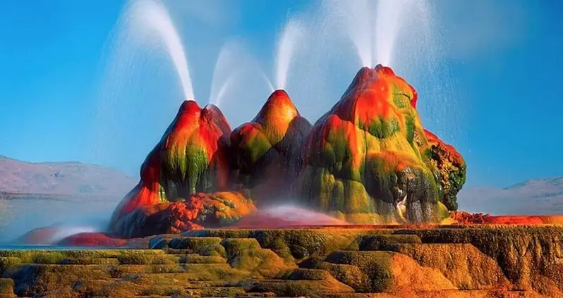 Welcome To Fly Geyser, The Surreal Landmark Just Outside Nevada’s Black Rock Desert