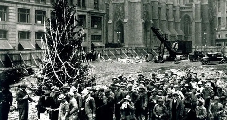 Photo Of The Day: The Heartwarming Story Behind The First Ever Rockefeller Center Christmas Tree