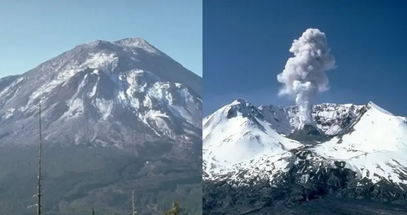 Then And Now: The Shocking Aftermath Of The Largest Volcanic Eruption In U.S. History