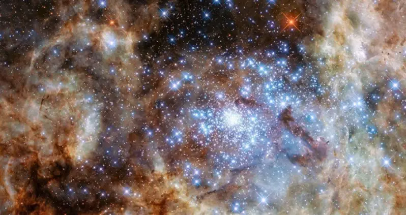 New NASA Image Reveals The Universe’s Biggest Cluster Of Monster Stars In The Tarantula Nebula