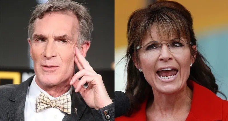 Climate Change Denier Sarah Palin Continues Her Crusade With Dig At Bill Nye