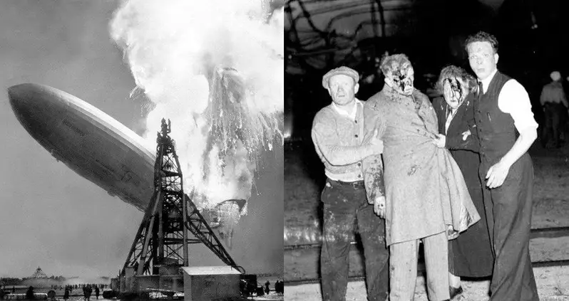 Haunting Hindenburg Photos Taken Before, During, And After The Crash