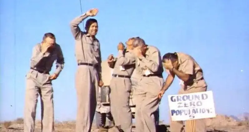 Why Did These Five Men Volunteer To Stand Directly Under An Exploding Nuclear Bomb? (VIDEO)