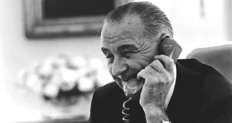 Lyndon Johnson Orders Pants While Belching And Talking About His “Bunghole” [AUDIO]