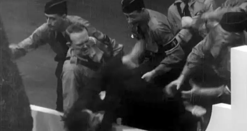 See The Moment One Brave Man Stormed A Big Nazi Rally In New York [VIDEO]