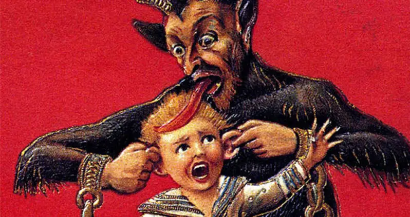 The Story Of Krampus, The Anti-Santa Who Punishes Naughty Children With Season’s Beatings
