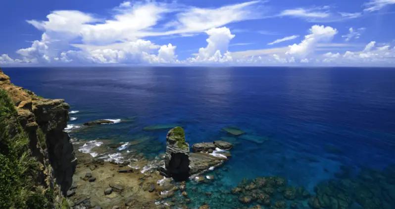 There’s A Giant Rock Formation Off Japan’s Coast And No One Knows If It’s Manmade