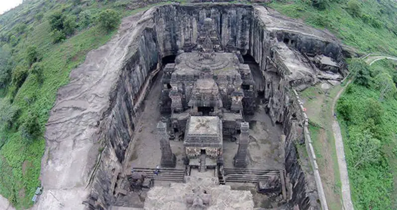 Kailasa Temple, The Massive Temple Was Chiseled By Hand For More Than 20 Years