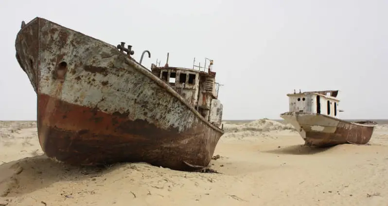 The Aral Sea Was Once A Desert Oasis – Now It’s Just A Desert