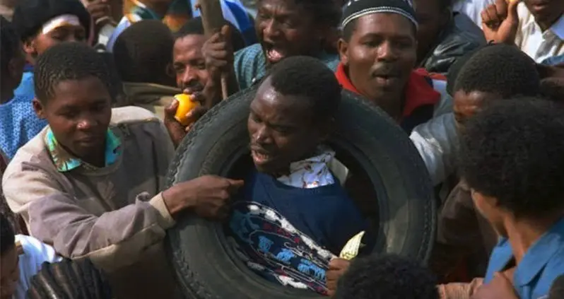 Death By Tire Fire: A Brief History Of “Necklacing” In Apartheid South Africa