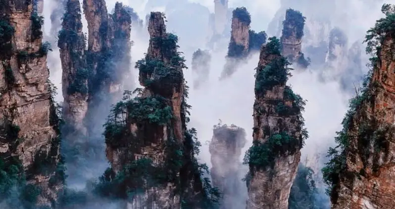 Experience The Otherworldly Beauty Of China’s Tianzi Mountain