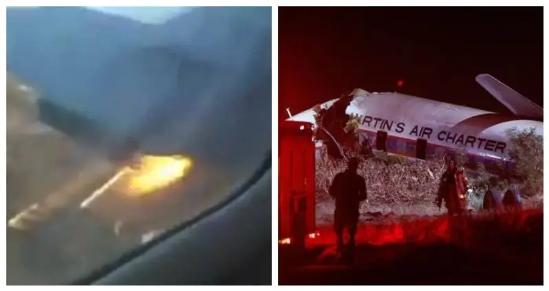 Plane Crash Captured On Video From Inside Cabin