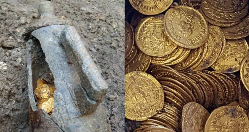 Hundreds Of Ancient Roman Gold Coins Discovered In Italy — And They Could Be Worth Millions