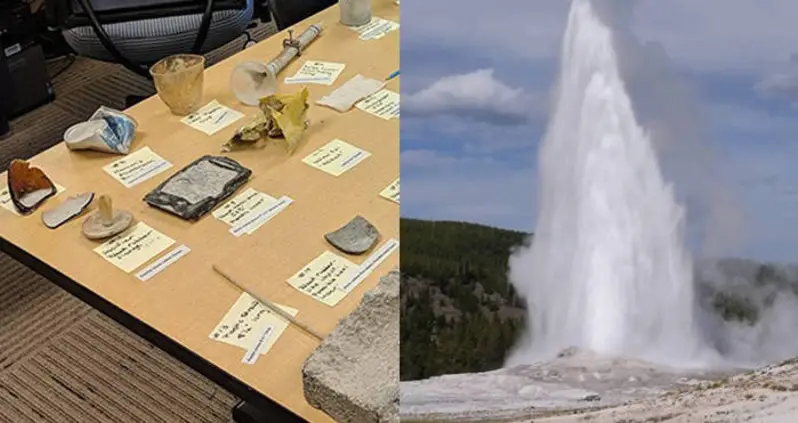 80 Years Of Human Garbage Unearthed In Historic Yellowstone Eruption