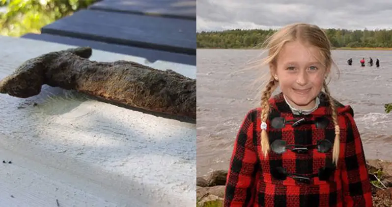8-Year-Old Girl Pulls 1,500-Year-Old Sword Out Of Swedish Lake