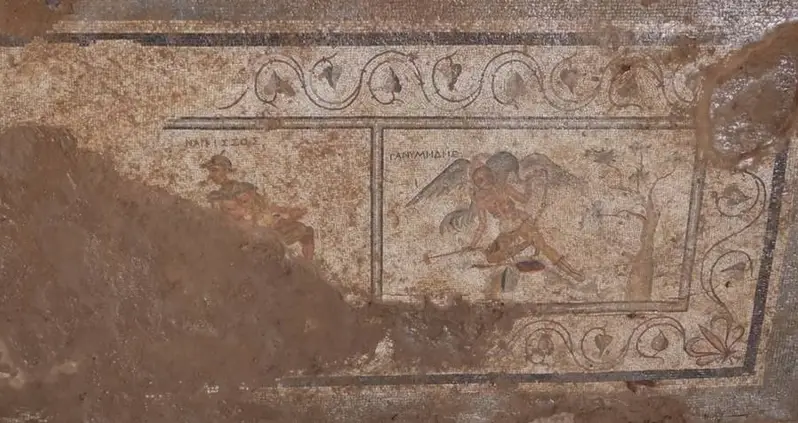 Dirty Jokes In 2,000-Year-Old Bathroom Mosaics Discovered In Turkey