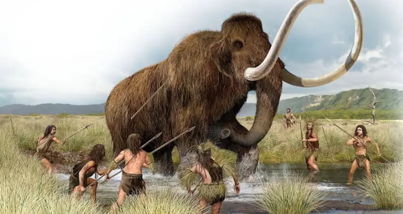 Archaeologists Find 25,000-Year-Old Mammoth Rib Pierced With An Arrow From Early Human Hunters