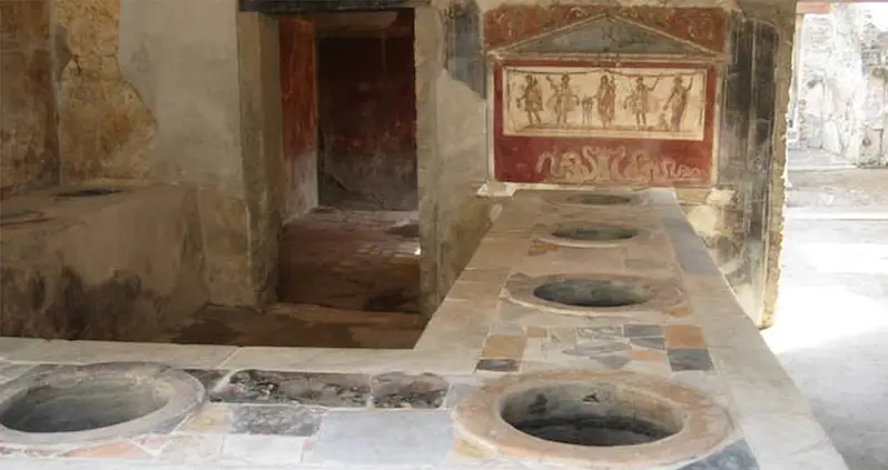 2,000-Year-Old Fast Food Stands Called Thermopolia Discovered In Pompeii