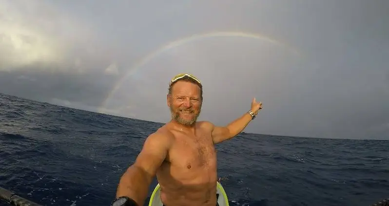 This Man Rode A Paddle Board From California To Hawaii — And Saw Plastic The Whole Way There