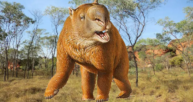 Prehistoric Australia Was Once Ruled By A Giant Wombat Called The Diprotodon — And It Was Hippo-Sized