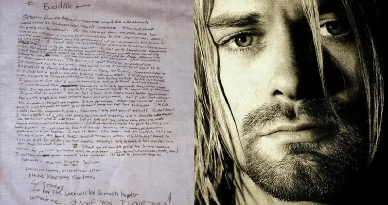 Inside The Text Of Kurt Cobain’s Heartwrenching Suicide Note