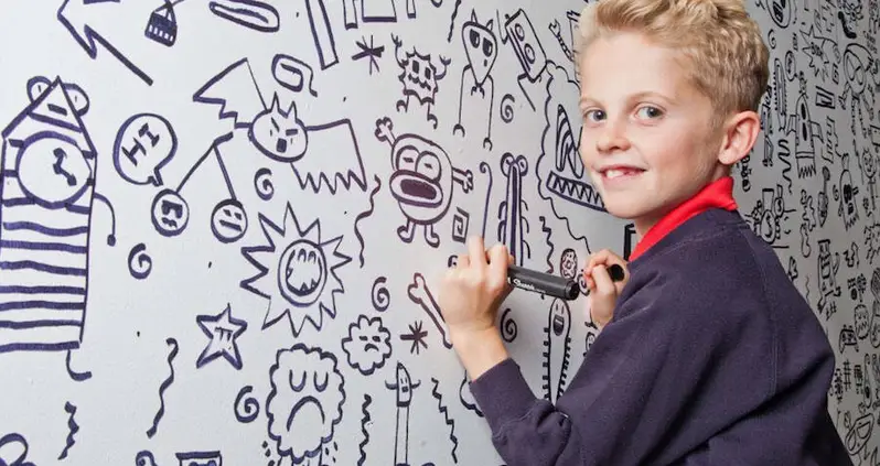 This 10-Year-Old ‘Doodle Boy’ Couldn’t Stop Drawing In Class — So He Got A Job Decorating A Restaurant Wall